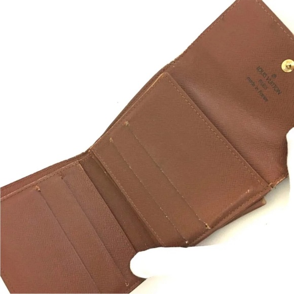 Authentic Louis Vuitton Monogram Portefeiulle Elise Trifold Wallet- - Picture 5 of 8